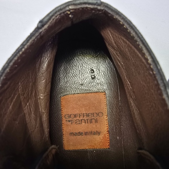 Goffredo Fantini Womens - EU 38 / US 7.5 Black Suede Ankle Boots Silver Buckle - Picture 11 of 13